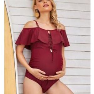 Shein maternity one piece swimsuit